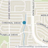 Map location of 6620 Pheasant Run Road, Plano, TX 75023