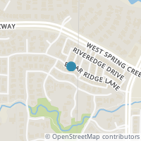 Map location of 6540 Briar Ridge Lane, Plano, TX 75024