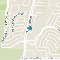Map location of 6901 Twin Ponds Drive, Plano, TX 75074