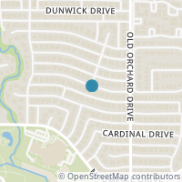 Map location of 2500 Skipwith Drive, Plano, TX 75023