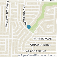 Map location of 6744 Burr Oak Drive, Plano, TX 75023