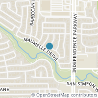 Map location of 3053 Maumelle Drive, Plano, TX 75023