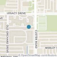 Map location of 2117 Winslow Drive, Plano, TX 75023