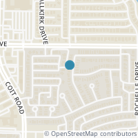 Map location of 6909 Tudor Drive, Plano, TX 75023