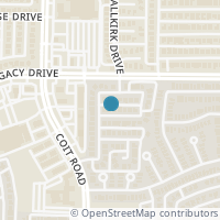 Map location of 3921 Overlake Dr, Plano TX 75023