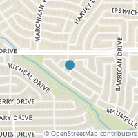 Map location of 6904 Harvey Lane, Plano, TX 75023