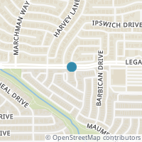 Map location of 3285 Green Ct, Plano TX 75023