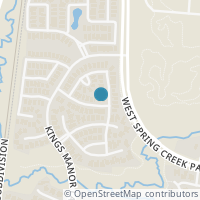 Map location of 6905 Medallion Drive, Plano, TX 75024