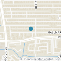Map location of 4629 Hallmark Drive, Plano, TX 75024