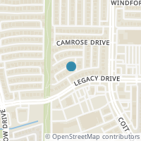 Map location of 4113 Los Altos Drive, Plano, TX 75024