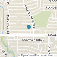 Map location of 2509 Nighthawk Drive, Plano, TX 75025