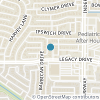 Map location of 7101 Dobbins Drive, Plano, TX 75025