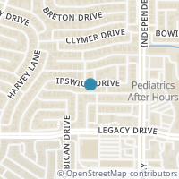 Map location of 3132 Ipswich Dr, Plano TX 75025
