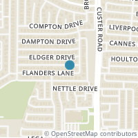 Map location of 2225 Flanders Lane, Plano, TX 75025