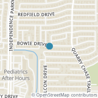 Map location of 2700 Bowie Dr, Plano TX 75025