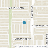 Map location of 7300 Valley Bend Way, Plano, TX 75024