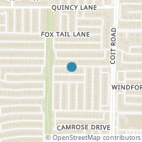 Map location of 4112 Sun Meadows Street, Plano, TX 75024