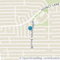 Map location of 7213 Bettye Haun Drive, Plano, TX 75024