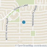 Map location of 4573 Lancelot Drive, Plano, TX 75024