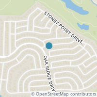 Map location of 644 Mossycup Oak Drive, Plano, TX 75025