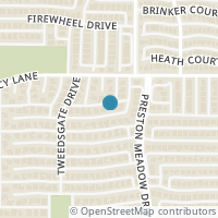 Map location of 4509 Saint James Dr, Plano TX 75024