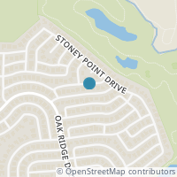 Map location of 617 Mossycup Oak Drive, Plano, TX 75025