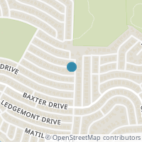 Map location of 801 Sandhurst Drive, Plano, TX 75025