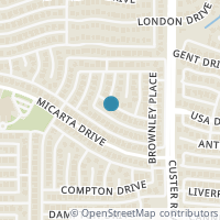 Map location of 2229 Grinelle Drive, Plano, TX 75025