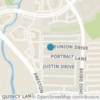 Map location of 4908 Reunion Dr, Plano TX 75024