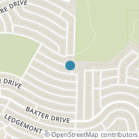 Map location of 805 Shannon Drive, Plano, TX 75025