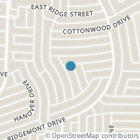 Map location of 1104 Bayshore Street, Allen, TX 75002