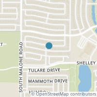 Map location of 1702 Briarhollow Drive, Allen, TX 75002