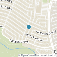 Map location of 7612 Jerome Drive, Plano, TX 75025