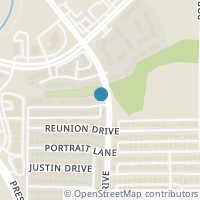 Map location of 4705 Ridgedale Drive, Plano, TX 75024