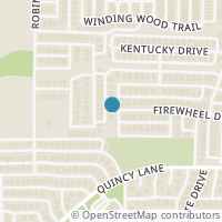 Map location of 7701 Finch Dr, Plano TX 75024