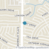 Map location of 2128 Gent Dr, Plano TX 75025