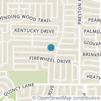 Map location of 4540 Ethridge Dr, Plano TX 75024