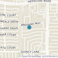 Map location of 4101 Christopher Way, Plano TX 75024