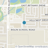 Map location of 906 Westminister Avenue, Allen, TX 75002