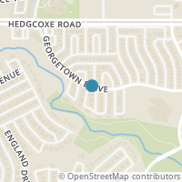 Map location of 7721 Circleview Ct, Plano TX 75025
