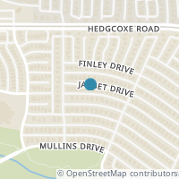 Map location of 1508 Jabbet Drive, Plano, TX 75025