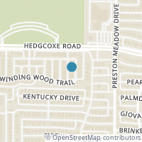 Map location of 7909 COUNTRY RIDGE Lane, Plano, TX 75024