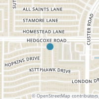 Map location of 7929 Stapleton Dr, Plano TX 75025