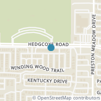 Map location of 4521 Aspen Glen Road, Plano, TX 75024