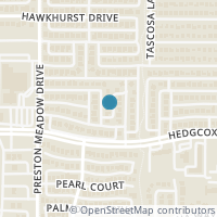 Map location of 8016 Shady Ln, Plano TX 75024