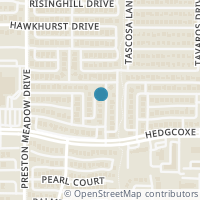 Map location of 8025 Cavalier Dr, Plano TX 75024