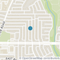 Map location of 724 N Ridgemont Drive, Allen, TX 75002