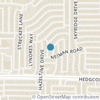Map location of 8109 Haning Dr, Plano TX 75025