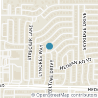 Map location of 3817 Hibbs St, Plano TX 75025