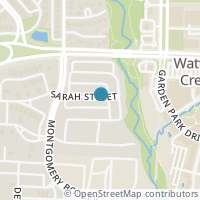 Map location of 1045 Sarah Street, Allen, TX 75013